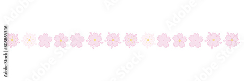 Sakura border line type 18 © Nalin