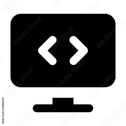 Monitor Code Icon