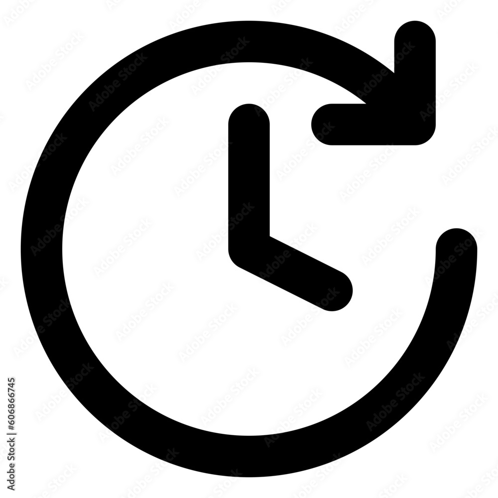Clock Arrow Reload Right Icon Clock Arrow Reload Right Icon