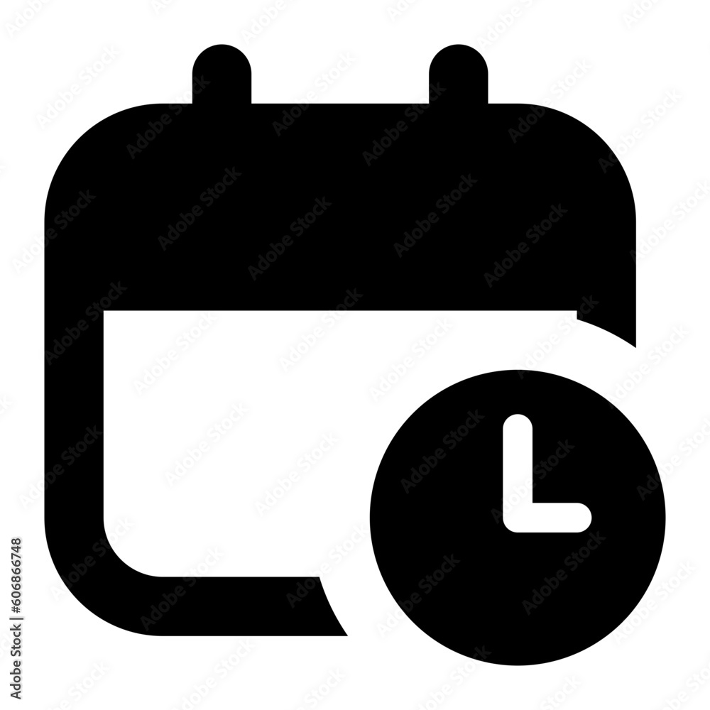 Calendar Clock Icon Calendar Clock Icon