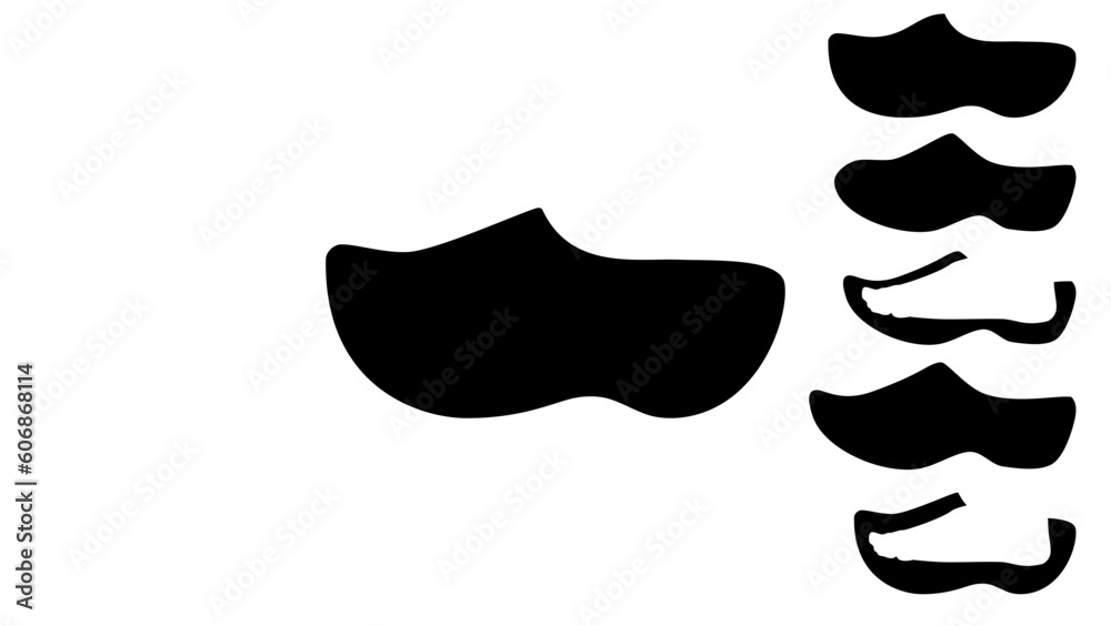 Fotografia Clogs silhouette