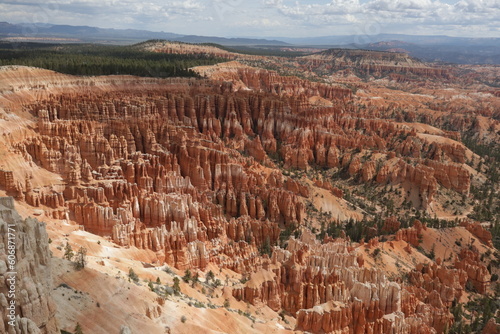 View on rock formations Bryce Canyon National Park, Utah - USA