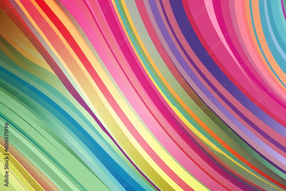 Rainbow stripes background, Generative ai Rainbow stripes background, Generative ai
