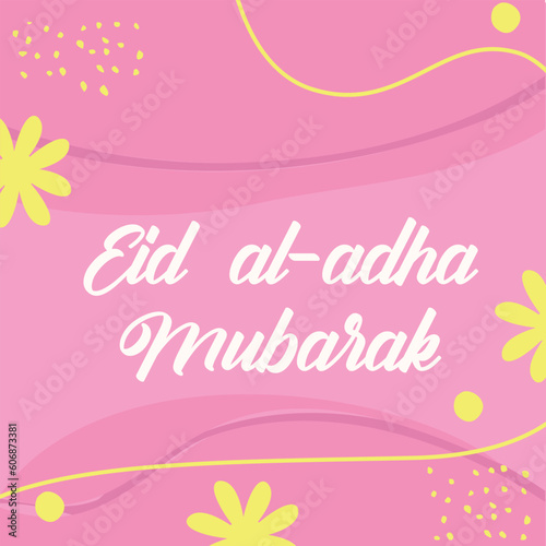 Set Social media post template of Eid al adha event.