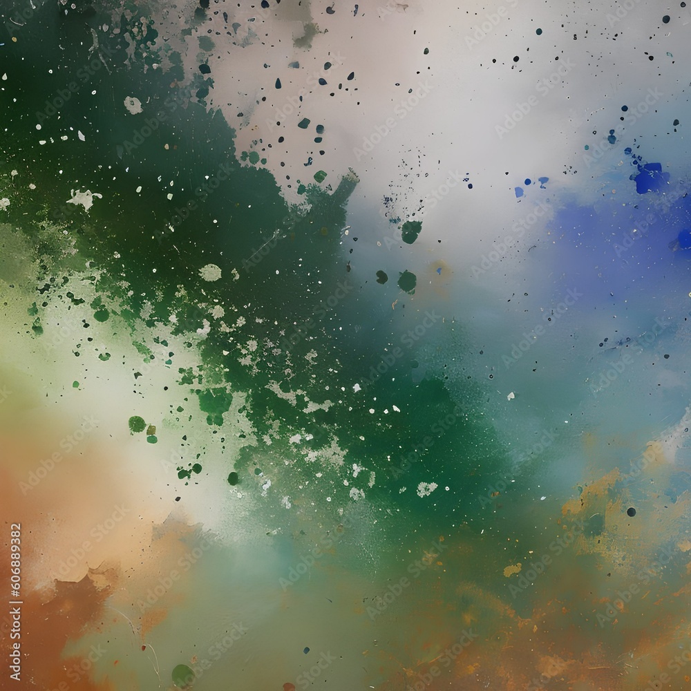 1375 Abstract Grunge Splatters: A captivating and abstract background featuring grunge splatters in distressed and gritty textures, adding a sense of rawness and artistic expression4, Generative AI
