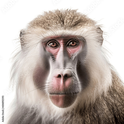 Baboon Monkey on Transparent Background © Usmanify