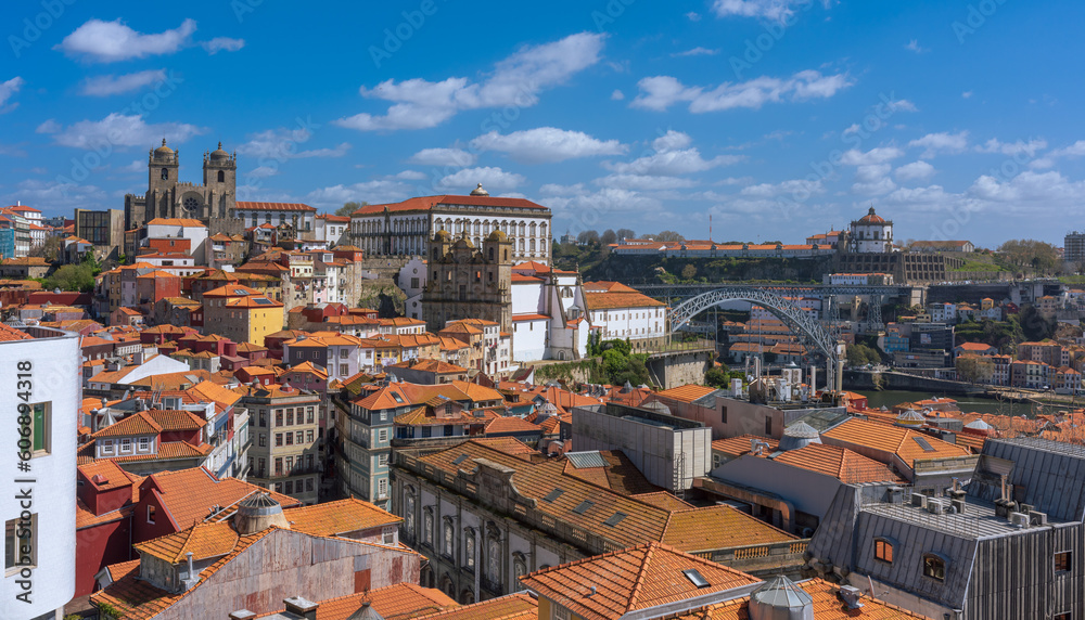 Vista da Ponte D. Luís I, no Porto