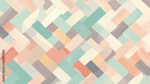 Pastel color patterns background. Abstract figures. IA generated.