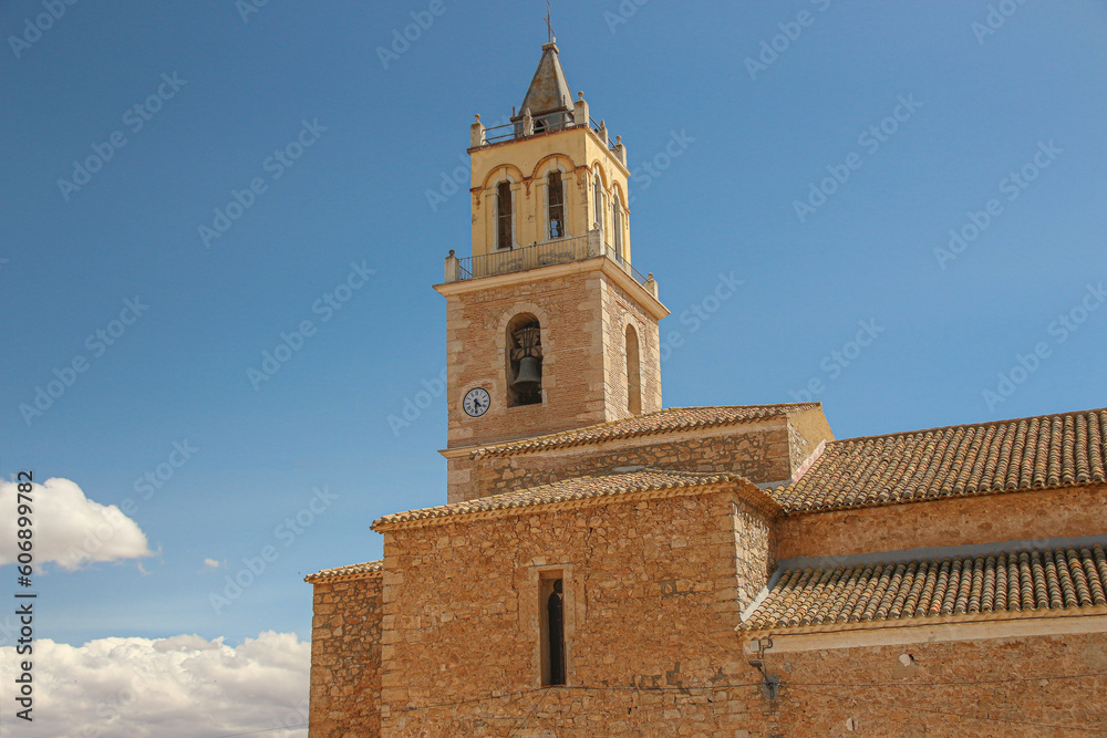 Castilla la Mancha, el pueblo Barrax en la provincia de Albacete.