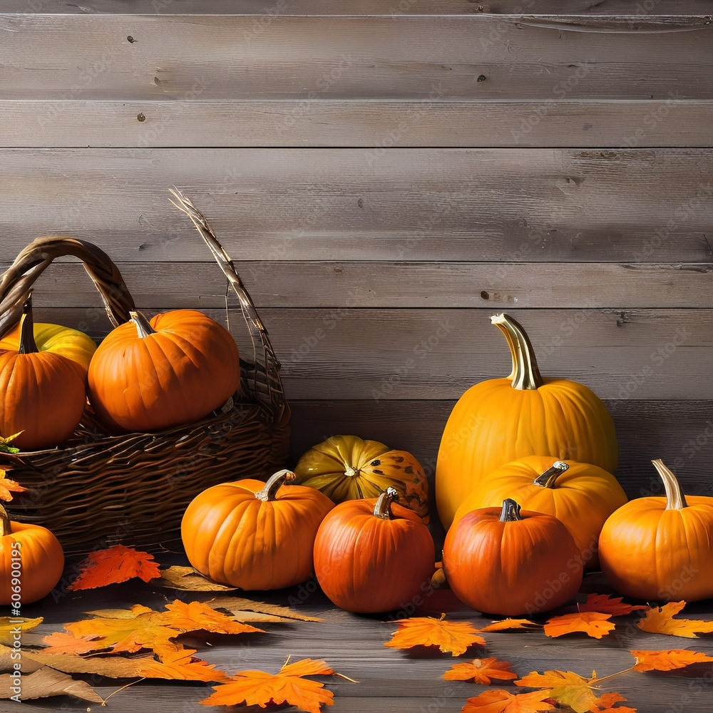 1400 Autumn Harvest: A serene and autumn-inspired background featuring ...