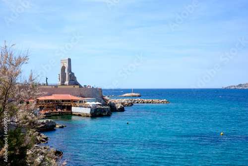 Sea view in Kennedy Cornice, Marseille 