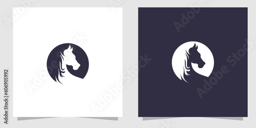 horse logo design template