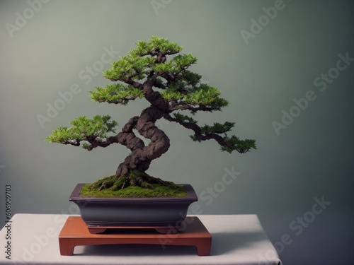 A picture of an bonsai tree volume two created with generative ai, ki