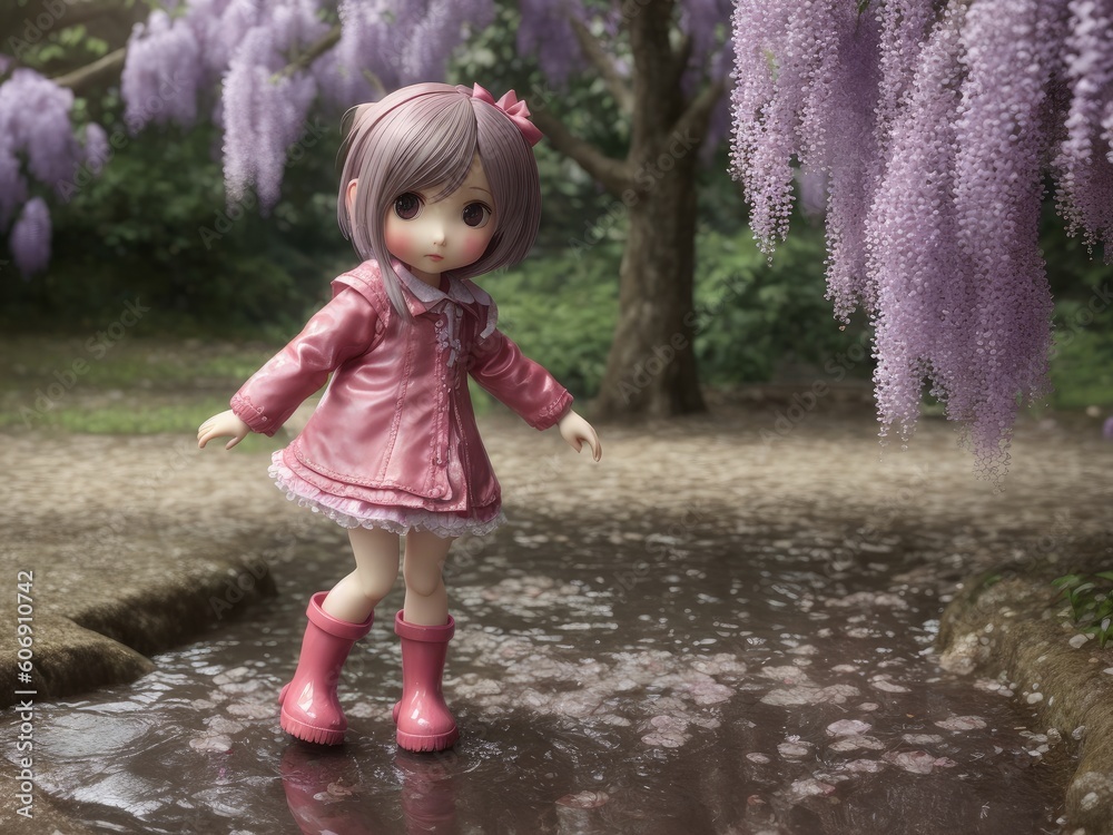 Naklejka premium A picture of a whimsical adorable character volume four created with generative ai, ki