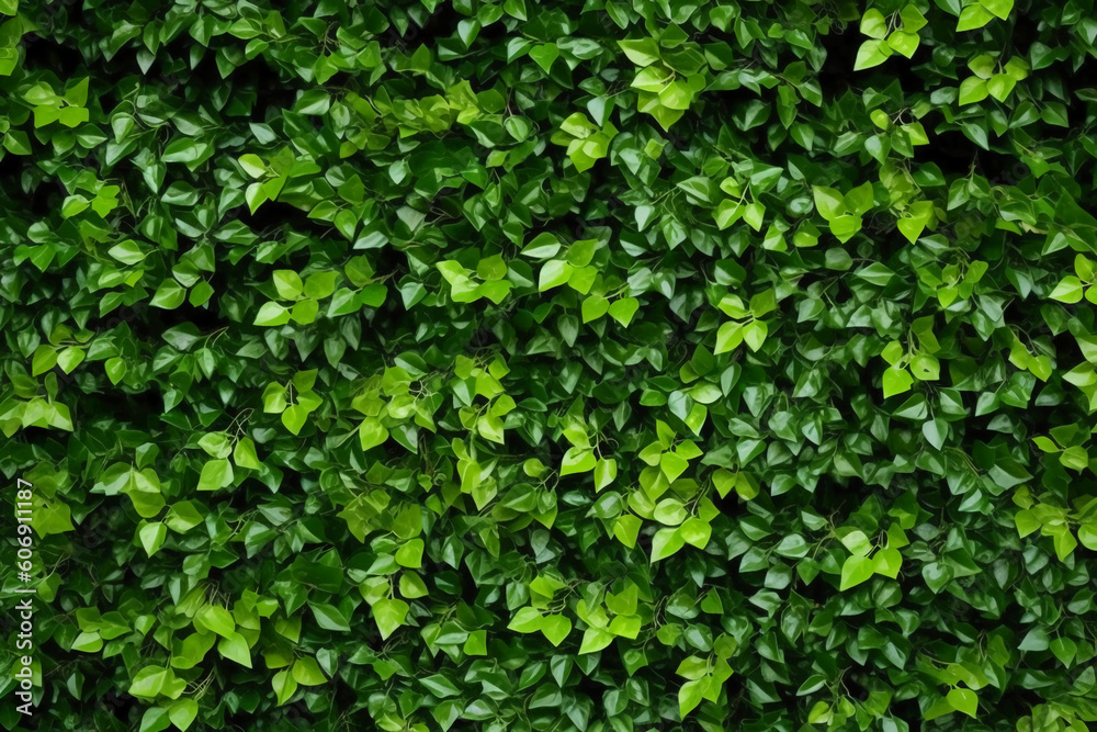 Green plant tree wall background texture. AI generative Green plant tree wall background texture. AI generative