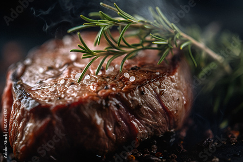 Close up of a steak - AI Technology