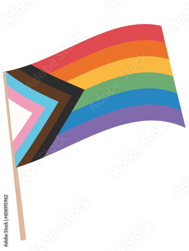 LGBTQIA pride flag