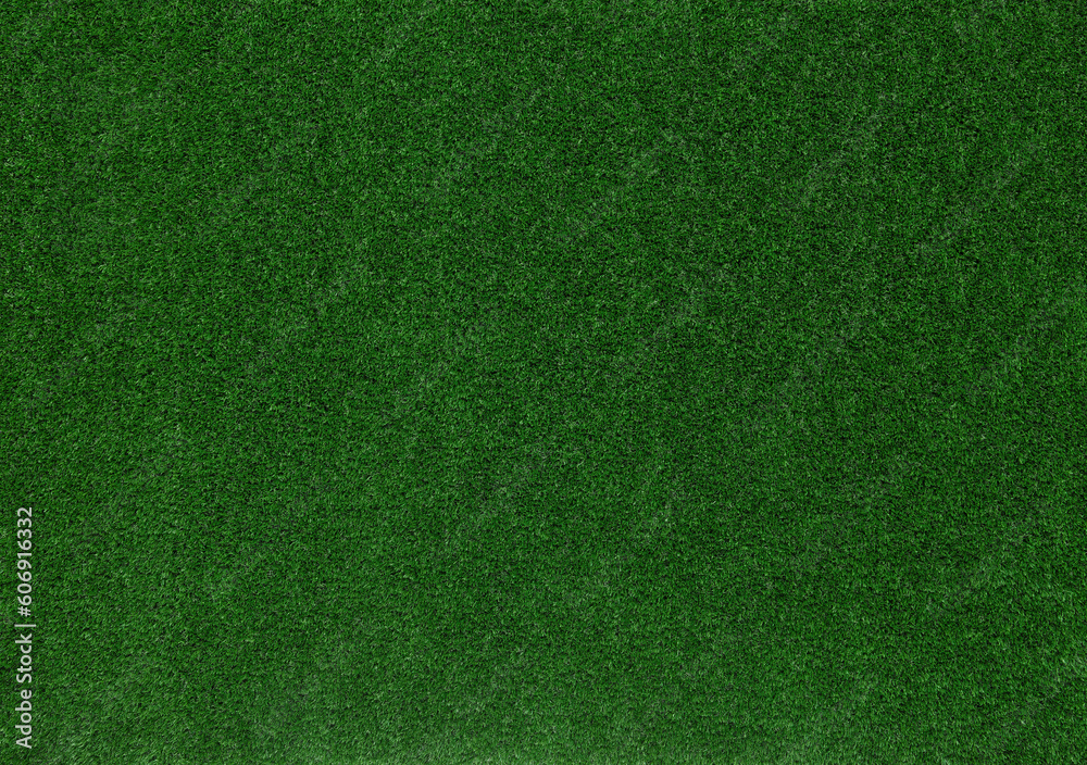 Meadow green grass surface. Turf blank top view background. Template or Banner for gardening shop or online shopping, environmental concept