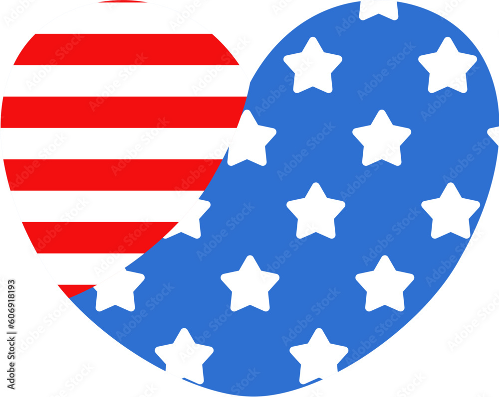 Fototapeta premium Independence Day USA Decoration