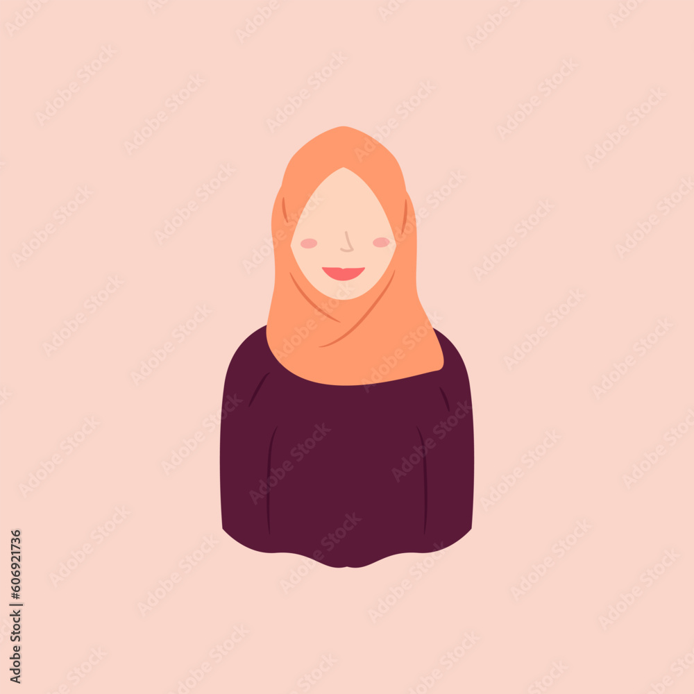 Female character designs wearing hijab in trendy, popular and modern styles. Various avatars of Muslim female characters are suitable for the needs of Islamic graphic elements. Vector design Female character designs wearing hijab in trendy, popular and modern styles. Various avatars of Muslim female characters are suitable for the needs of Islamic graphic elements. Vector design