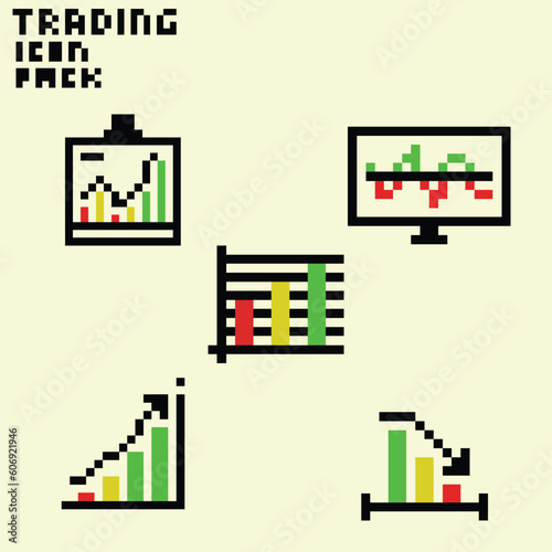 this is a business icon in pixel art with colorful color,this item good for presentations,stickers, icons, t shirt design,game asset,logo and project.