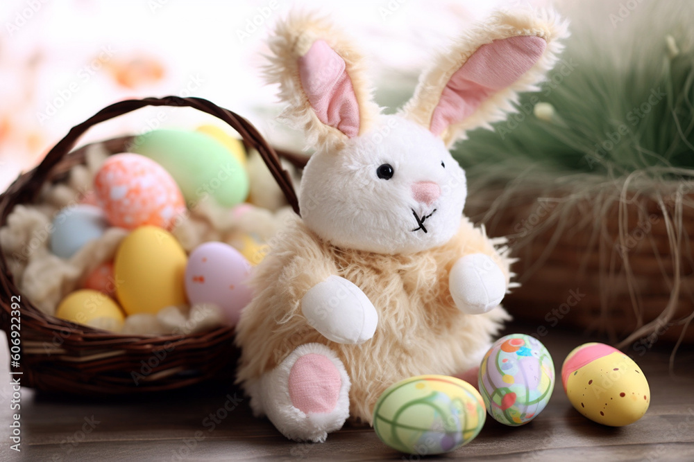 Colorful easter eggs Generative AI Colorful easter eggs Generative AI