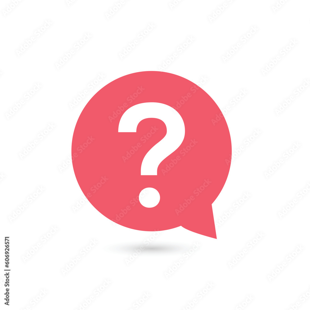 Question mark sign icon. Help symbol. FAQ sign. Flat design style vector template Question mark sign icon. Help symbol. FAQ sign. Flat design style vector template