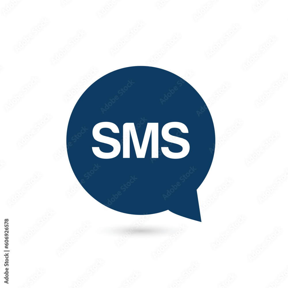 Message speech bubble symbol. sms symbol. chat icon. Flat design style vector Message speech bubble symbol. sms symbol. chat icon. Flat design style vector