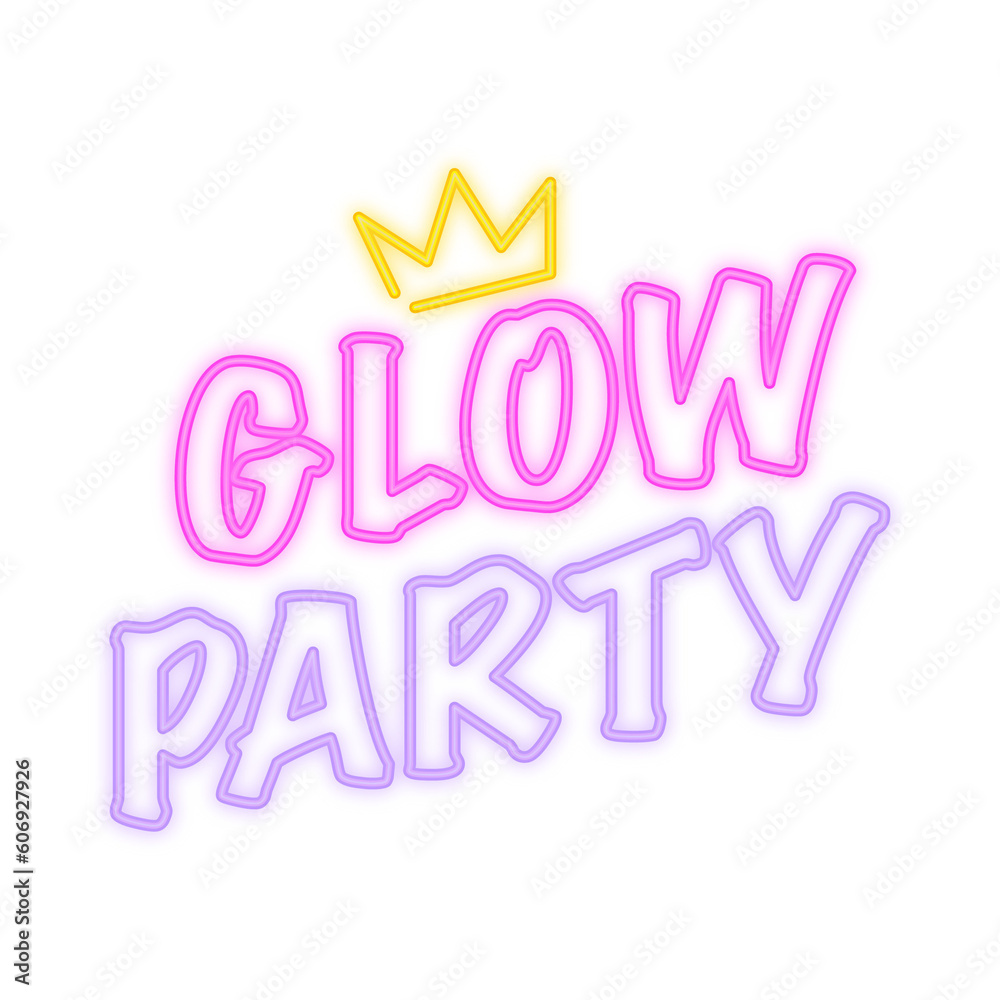 Glow Party Neon Sign