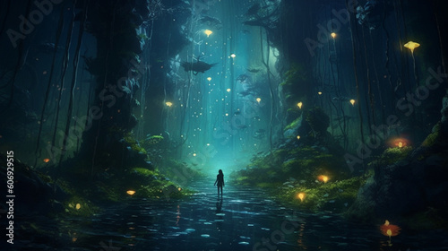Exploration of the ethereal realm of dreams. Made by generative AI.
