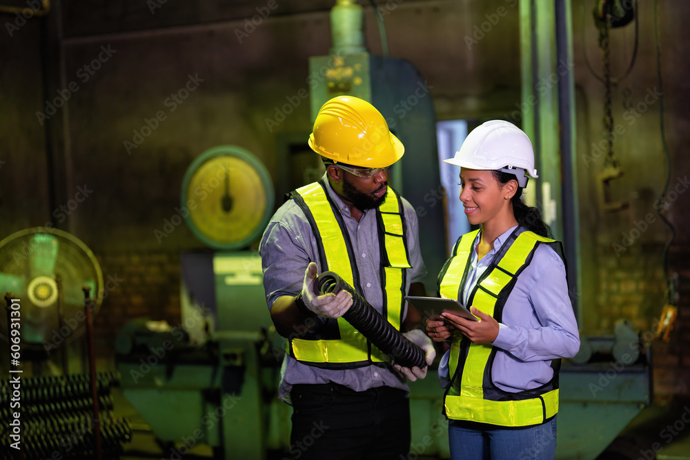 The engineer consult manager looks at the digital tablet checking maintenance part for outage
The engineer consult manager looks at the digital tablet checking maintenance part for outage