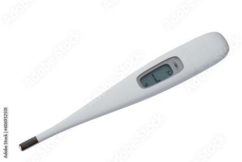 体温計で体温を測る