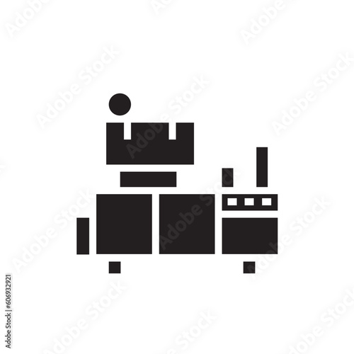 Drugs Production Machine Icon