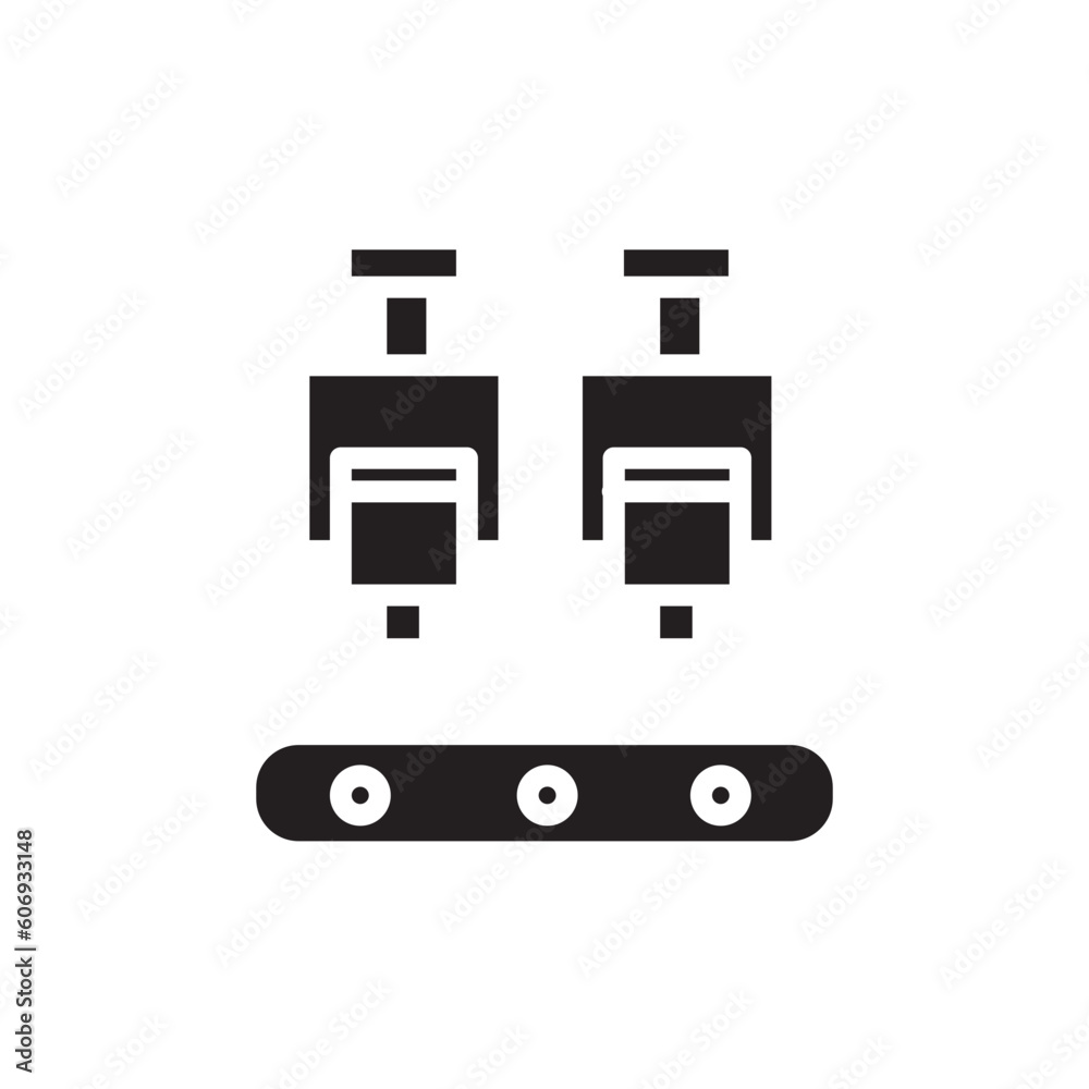 Procedure Robotic Industrial Icon Procedure Robotic Industrial Icon