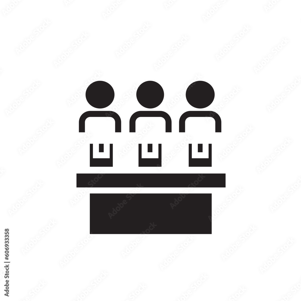 Process Industrial Factory Icon Process Industrial Factory Icon