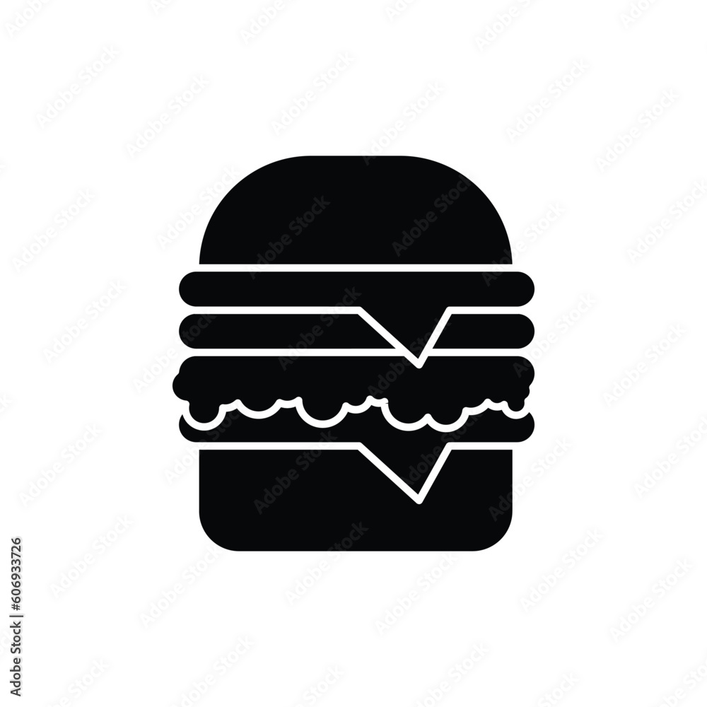 burger icon. solid icon burger icon. solid icon