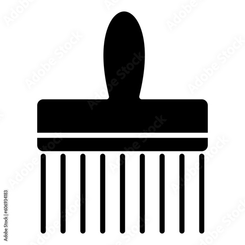 brush icon. solid icon