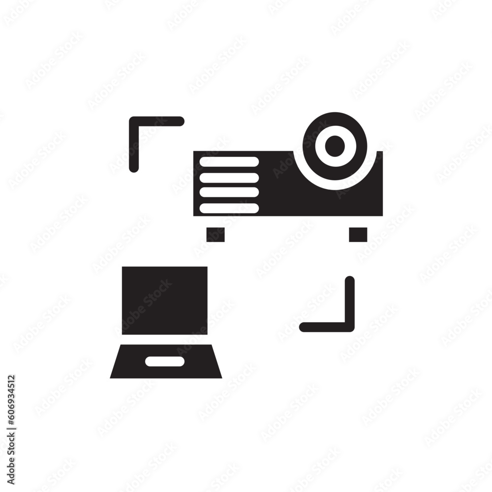 Image Projector Device Icon Image Projector Device Icon