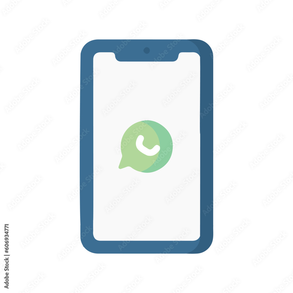 Smartphone template icon. Handphone mockup. Social media icon with gadget Smartphone template icon. Handphone mockup. Social media icon with gadget