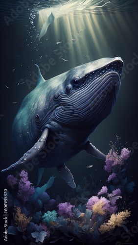 Amazing Whale Phone Wallpaper