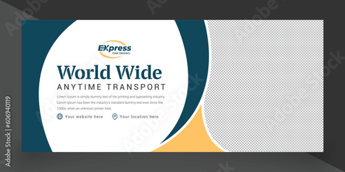 Transportation Cover Template Design