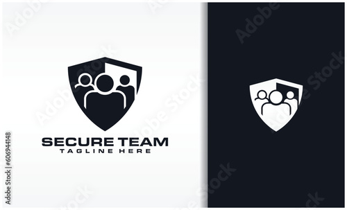 secure team logo template