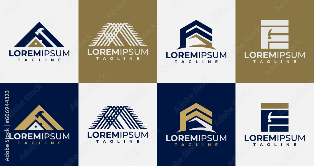 Building construction letter F logo design Building construction letter F logo design