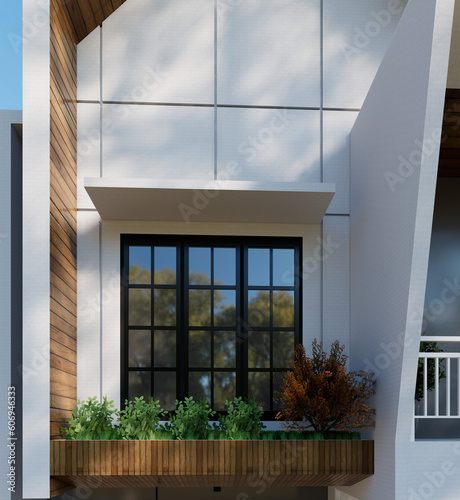 window in the garden