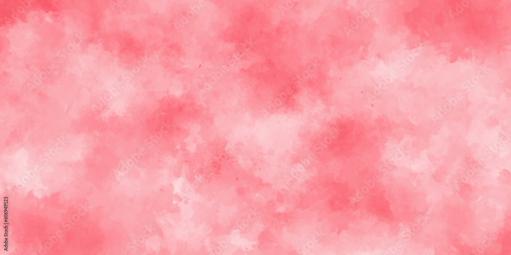 Abstract watercolor background with pink color. Fantasy light red, pink shades watercolor background. subtle watercolor pink gradient illustration. light sky pink watercolor scraped grungy effects.