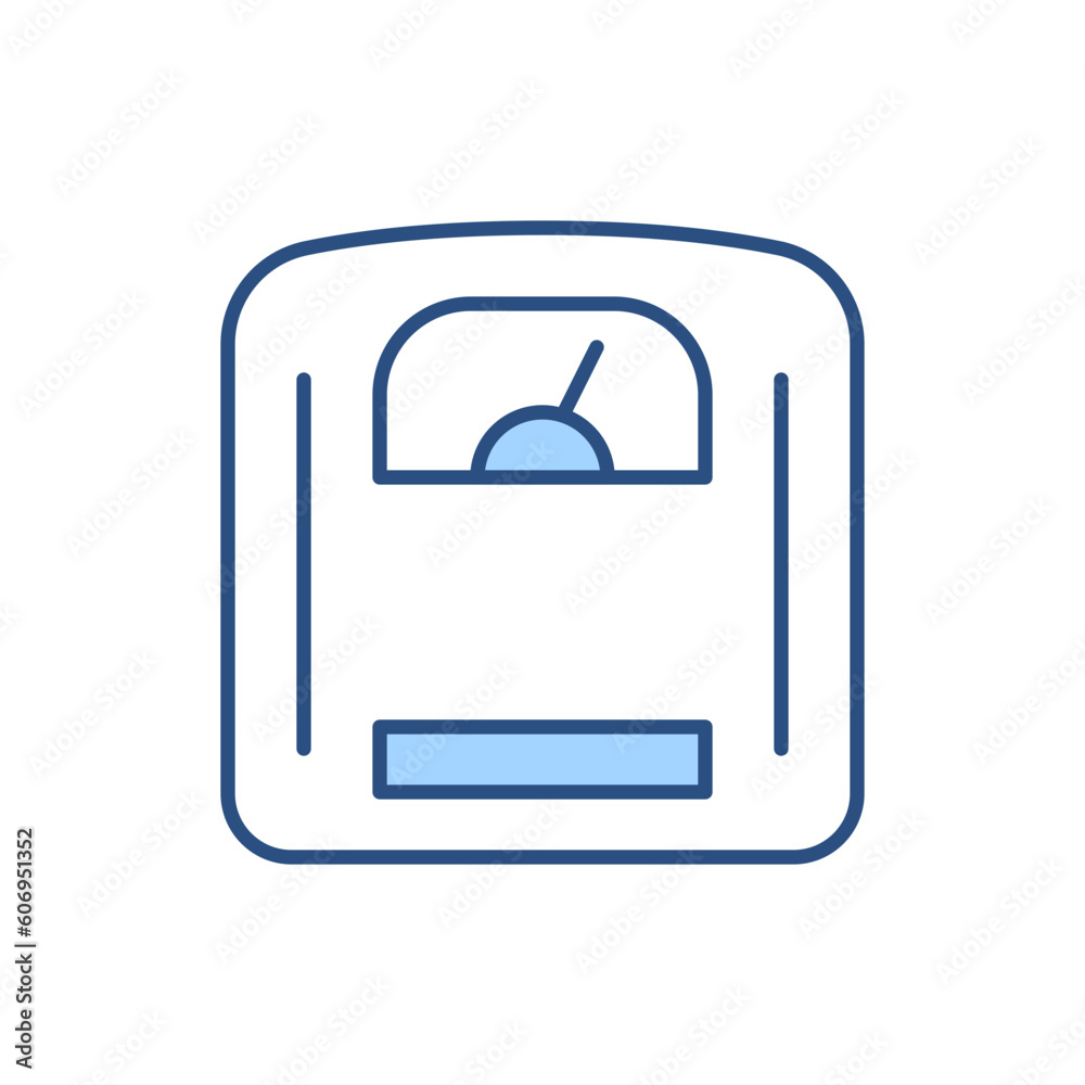 Scales related vector line icon. Isolated on white background. Vector illustration. Editable stroke Scales related vector line icon. Isolated on white background. Vector illustration. Editable stroke