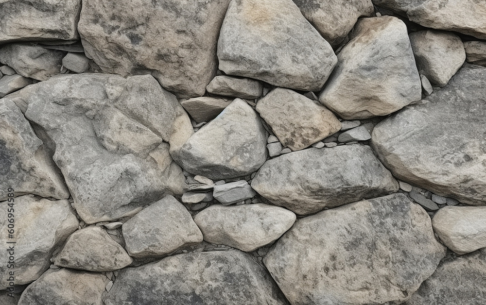 Stone wall material texture background. Generative AI Stone wall material texture background. Generative AI