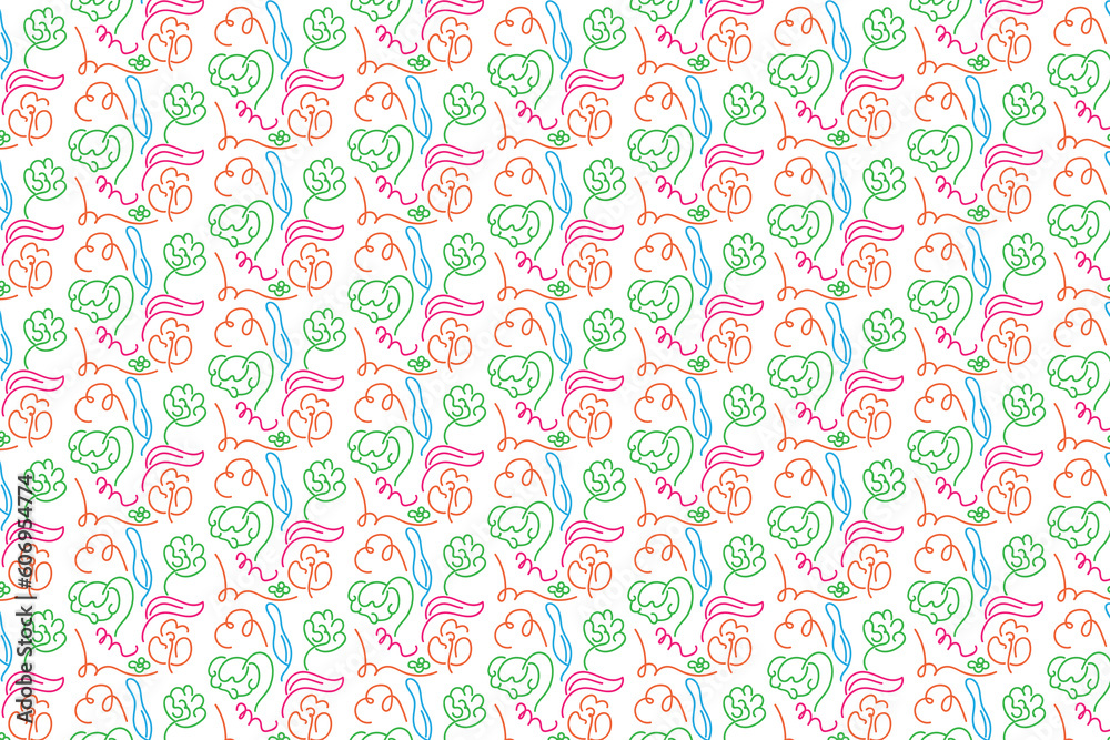 Universal vector seamless pattern. Simple light geometric texture. Abstract monochrome minimalist background with small floral shapes. Design element for decor, prints, textile, fabric, furniture, web Universal vector seamless pattern. Simple light geometric texture. Abstract monochrome minimalist background with small floral shapes. Design element for decor, prints, textile, fabric, furniture, web