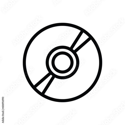 CD disc vector icon