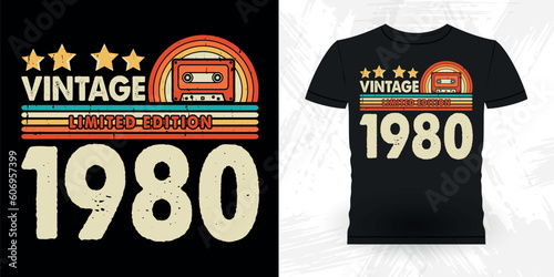 Funny Old School Hip Hop Retro Vintage Cassette Music Mixtape T-shirt Design